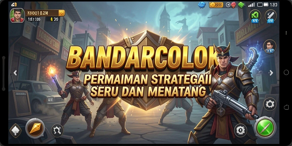 Tampilan screenshot BANDARCOLOK yang menunjukkan momen strategi yang mendebarkan.