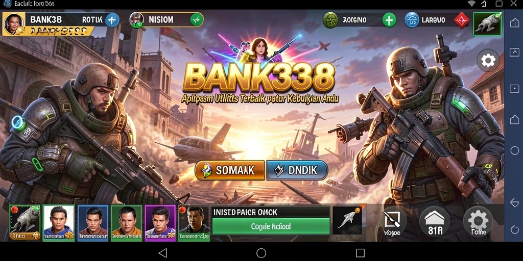 Tampilan antarmuka modern dari BANK338 yang memudahkan pengguna.