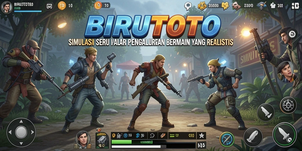 Tangkapan layar BIRUTOTO menampilkan aksi gameplay simulation yang seru.