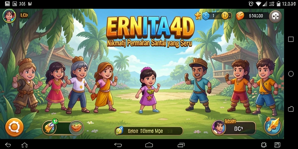 Tangkapan layar gameplay ERNITA4D yang menyenangkan dan mengasyikkan.