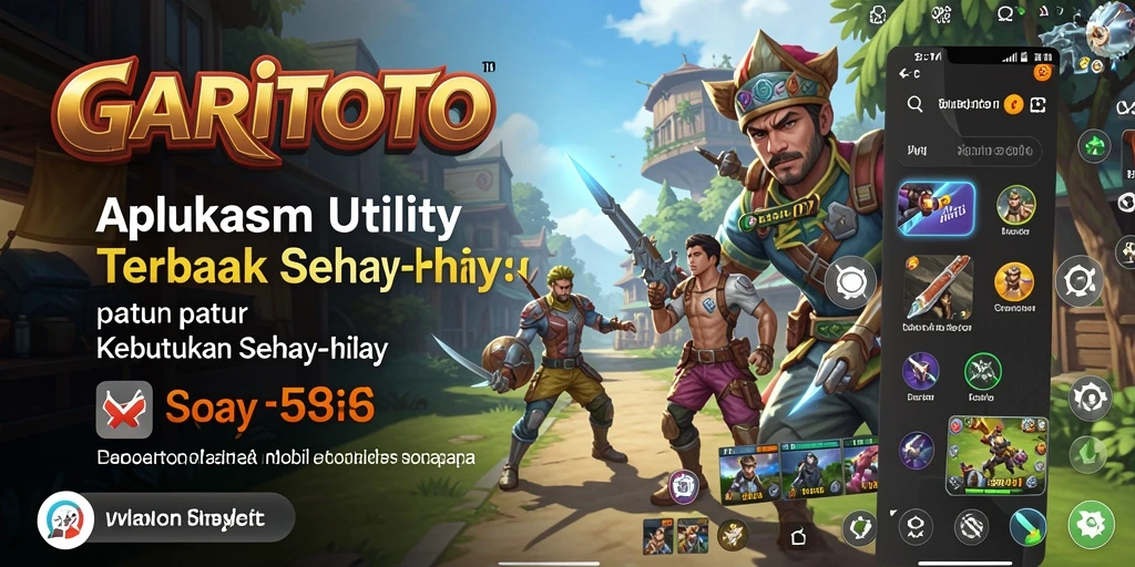 Tampilan screenshot utama GARITOTO menampilkan berbagai fitur utility yang mudah digunakan.