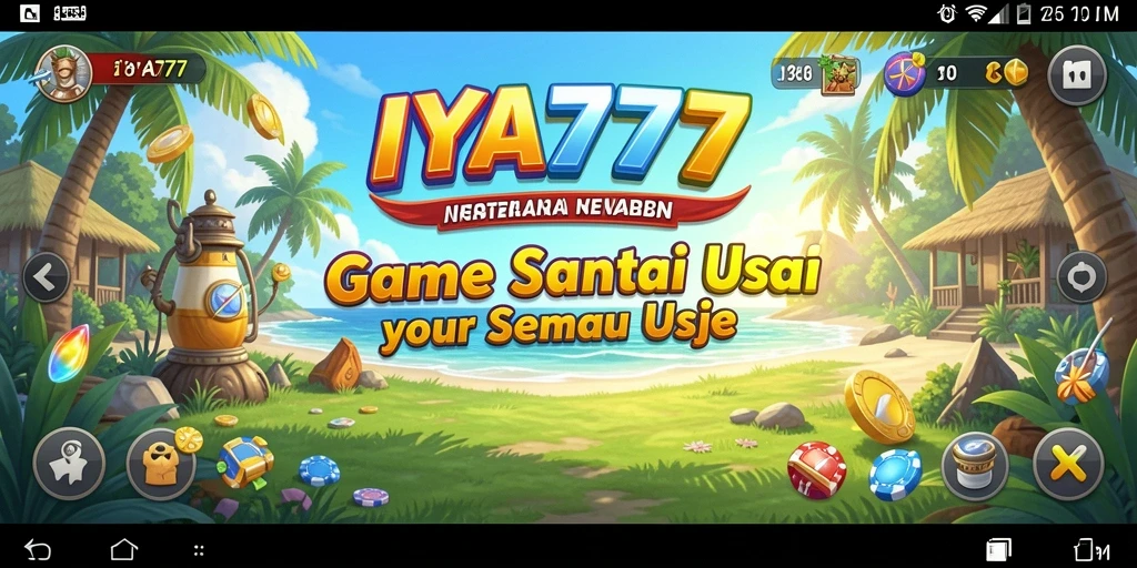 Tampilan gameplay IYA777 yang menarik dan penuh warna.