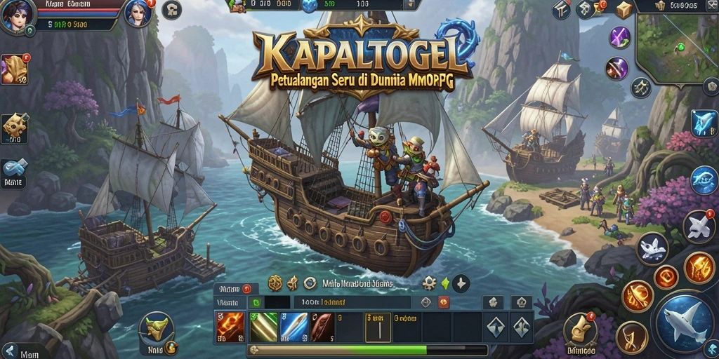 Tampilan gameplay seru KAPALTOGEL dengan aksi pertempuran yang mendebarkan.