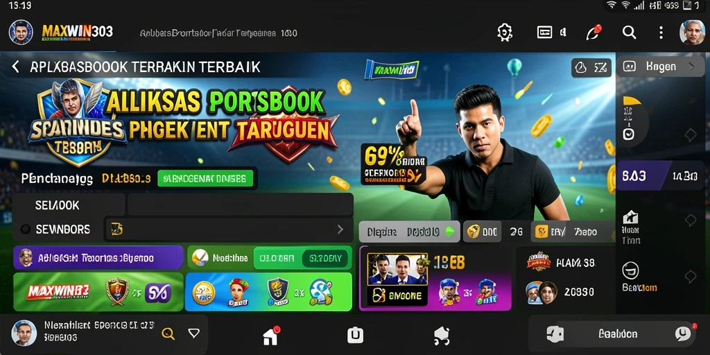 Tampilan gameplay menarik MAXWIN303 dengan taruhan olahraga real-time.