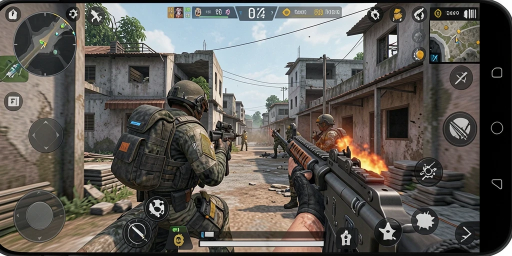 Gameplay mendebarkan dengan aksi penuh strategi di MPOID.