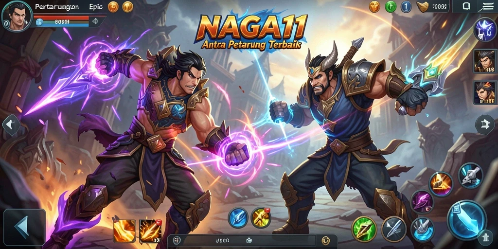 Tampilan menakjubkan dari pertarungan dalam NAGA11 di arena yang mendebarkan.
