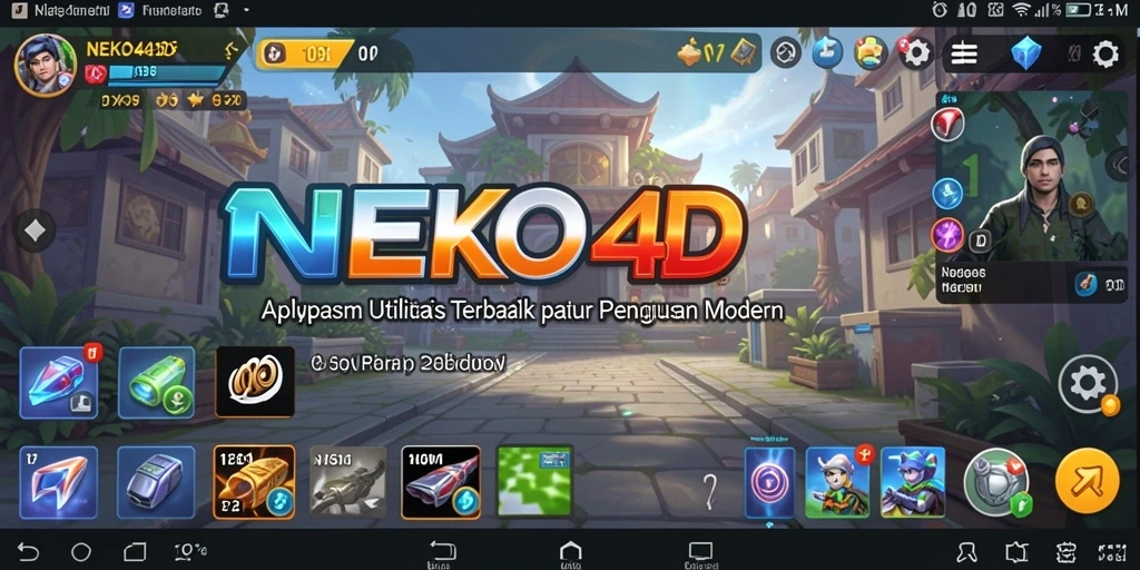 Tampilan antarmuka NEKO4D yang intuitif dan sederhana.