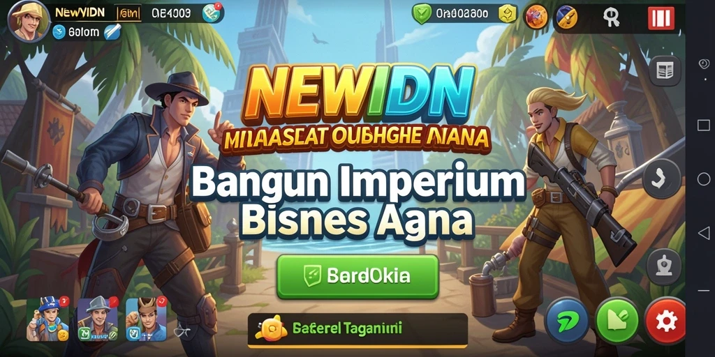Gameplay menarik dalam membangun bisnis di NEWIDN.