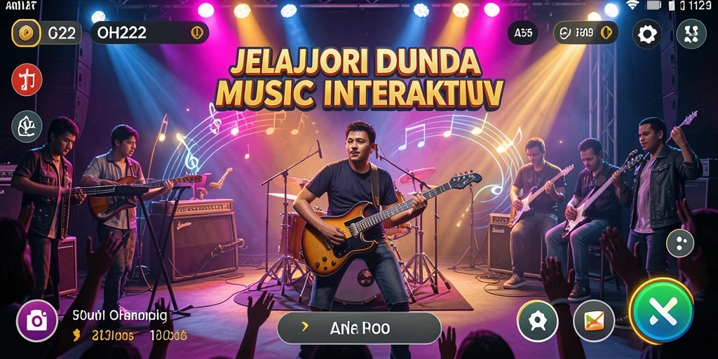 Gameplay OH222 dengan tantangan musik yang seru dan interaktif.