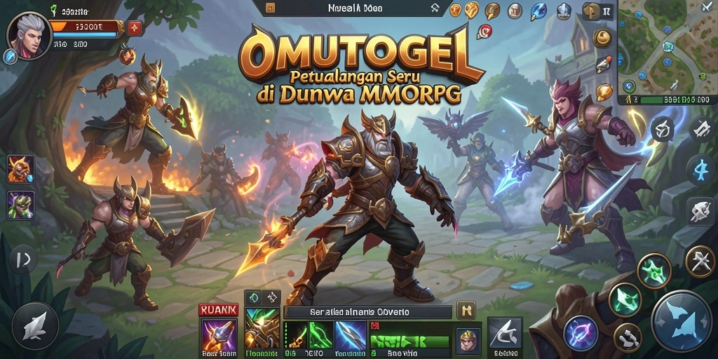 Tampilan gameplay epik di dunia OMUTOGEL.