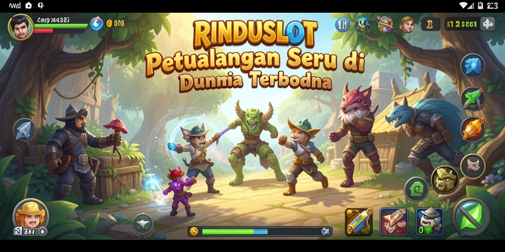 Tangkapan layar RINDUSLOT menampilkan momen eksplorasi yang mendebarkan di dunia terbuka.