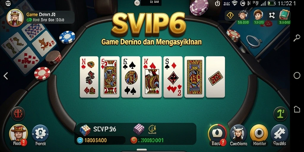 Screenshot menunjukkan gameplay seru dari SVIP6 yang penuh strategi.