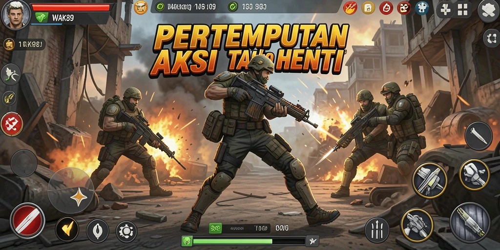 Gameplay seru dan grafis menakjubkan dari WAK89.